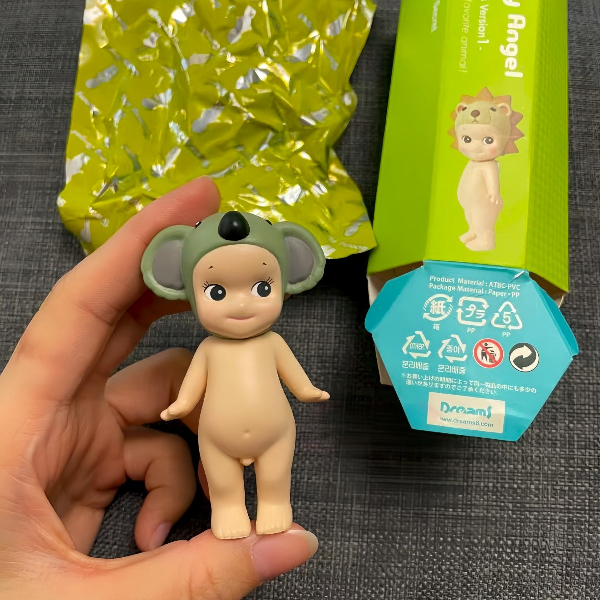 Authentic Sonny Angel Animal Series Ver.1 Old Version Koala Mini Figure Toy