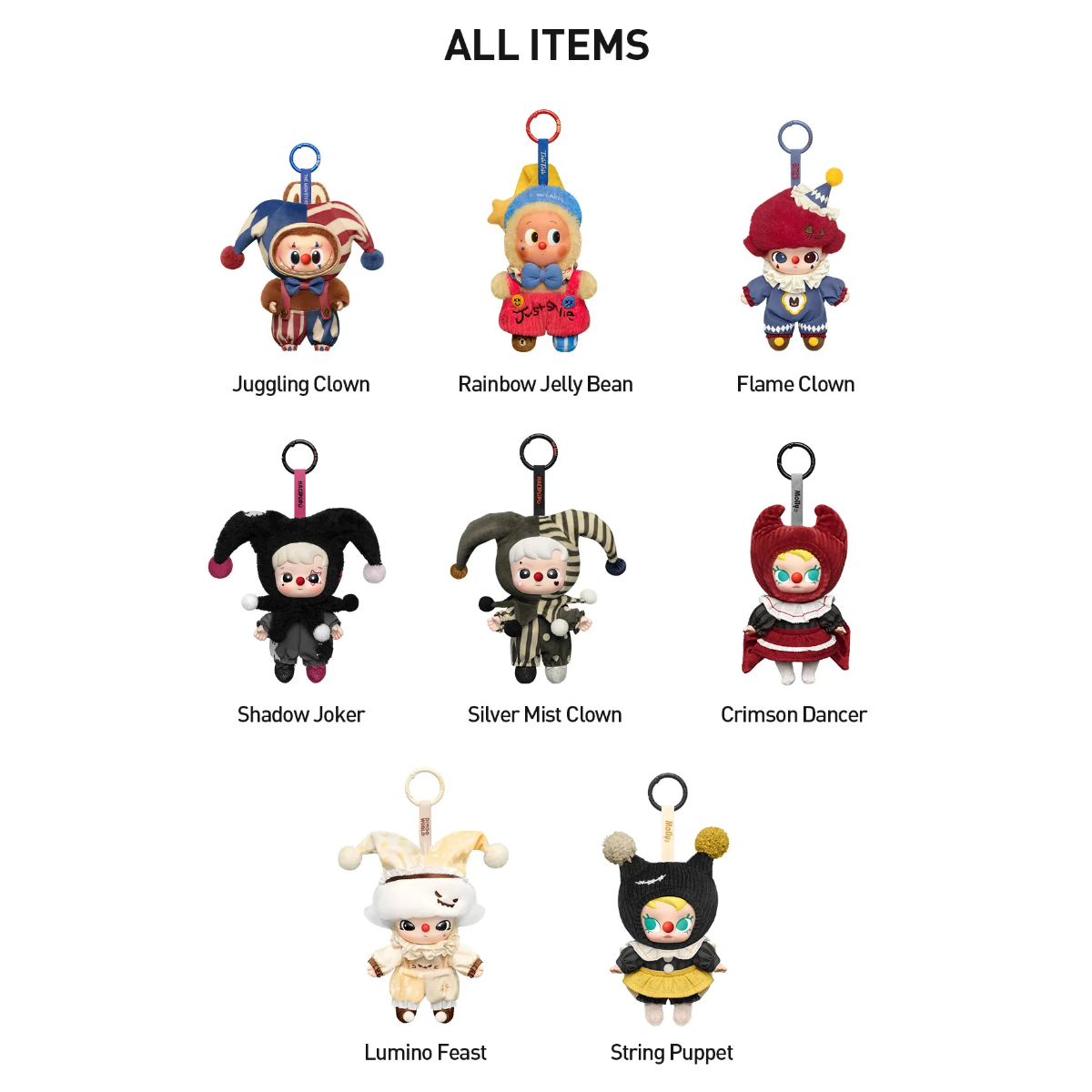 POP MART WHY SO SERIOUS Series-Vinyl Plush Pendant Blind Box