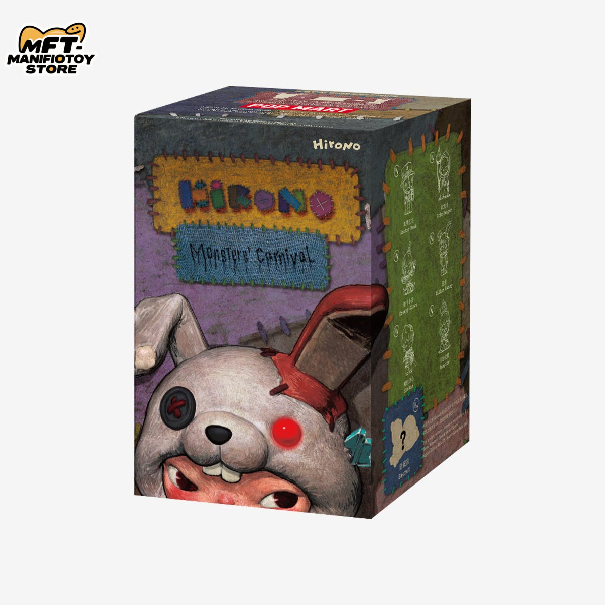 Hirono Monsters' Carnival Series Figures POP MART Blind Box Halloween Gift