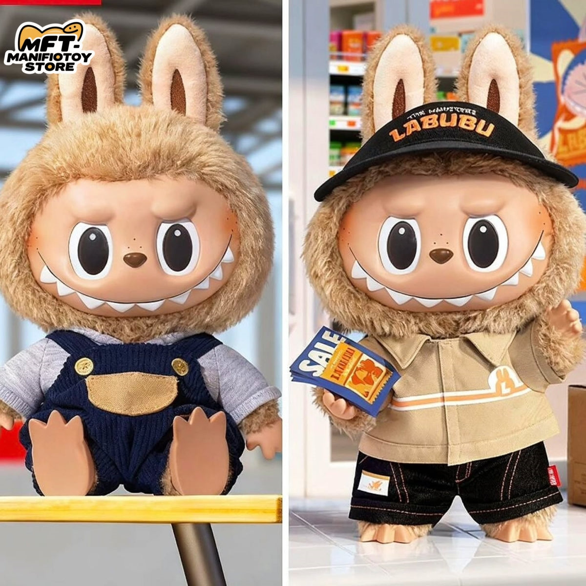 【新品】THE NAUGHTY CASHIER VINYL PLUSH ラブブ Pop Mart The Monsters Labubu The Naughty Cashier Vinyl Plush Doll
