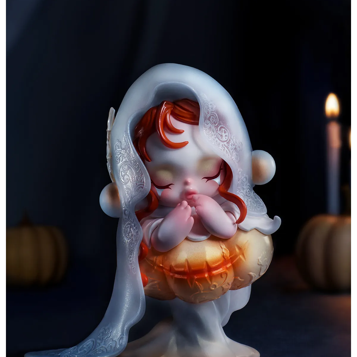 POP MART Pumpkin SKULLPANDA Covenant of the White Moon Figure Toy New
