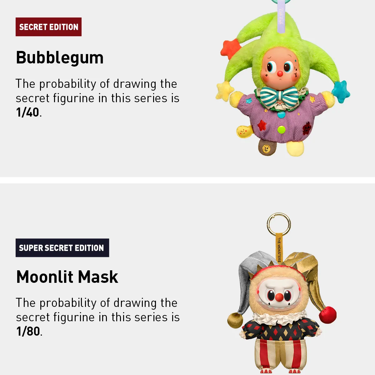 POP MART WHY SO SERIOUS Series-Vinyl Plush Pendant Blind Box