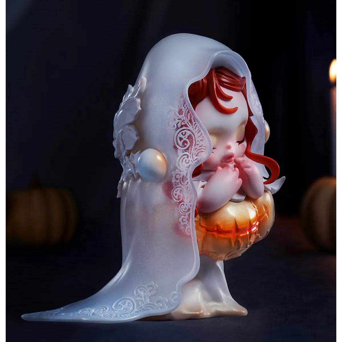 POP MART Pumpkin SKULLPANDA Covenant of the White Moon Figure Toy New