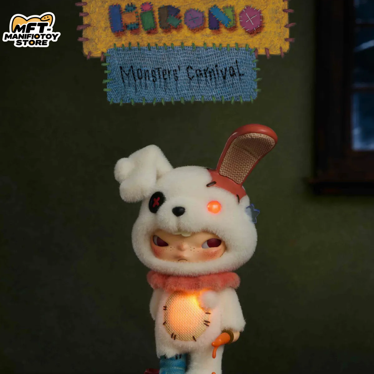 Hirono Monsters' Carnival Series Figures POP MART Blind Box Halloween Gift