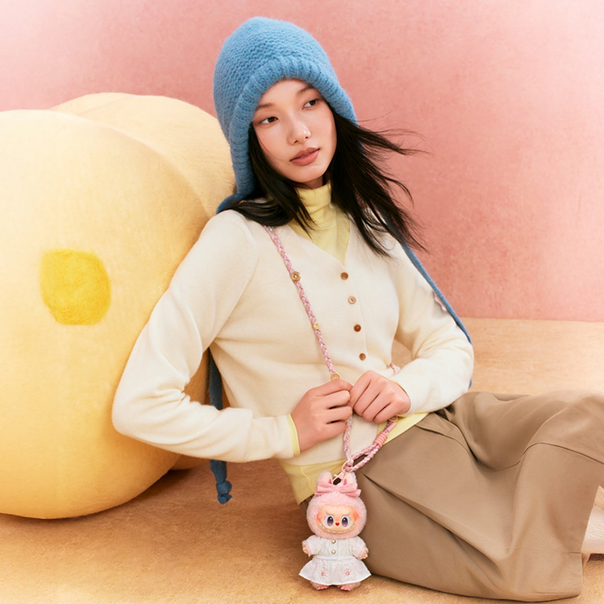 POP MART MOKOKO Fall Into Sweaters Series Plush Pendant
