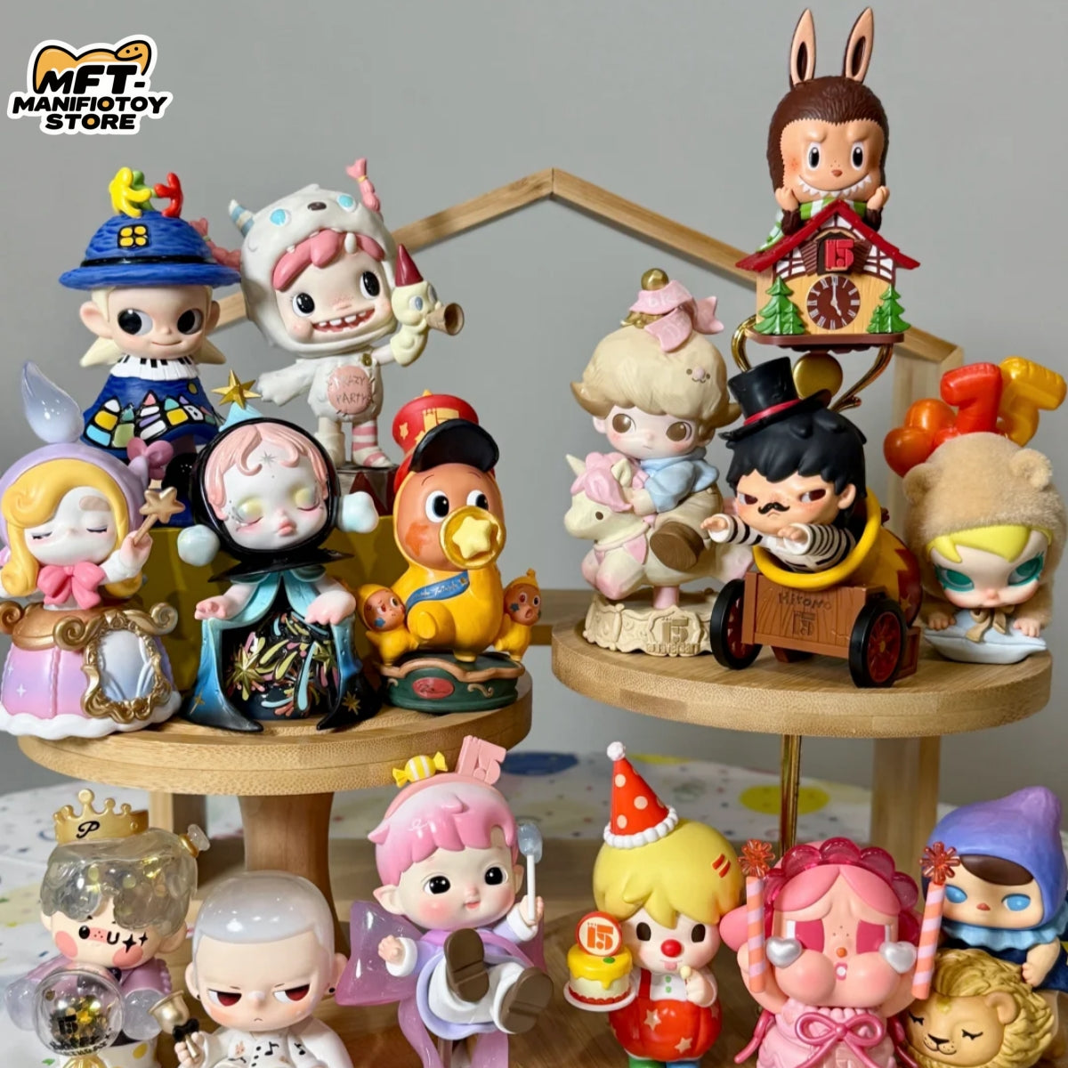 Celebrating the Moment POP MART 15th Anniversary Series Figures