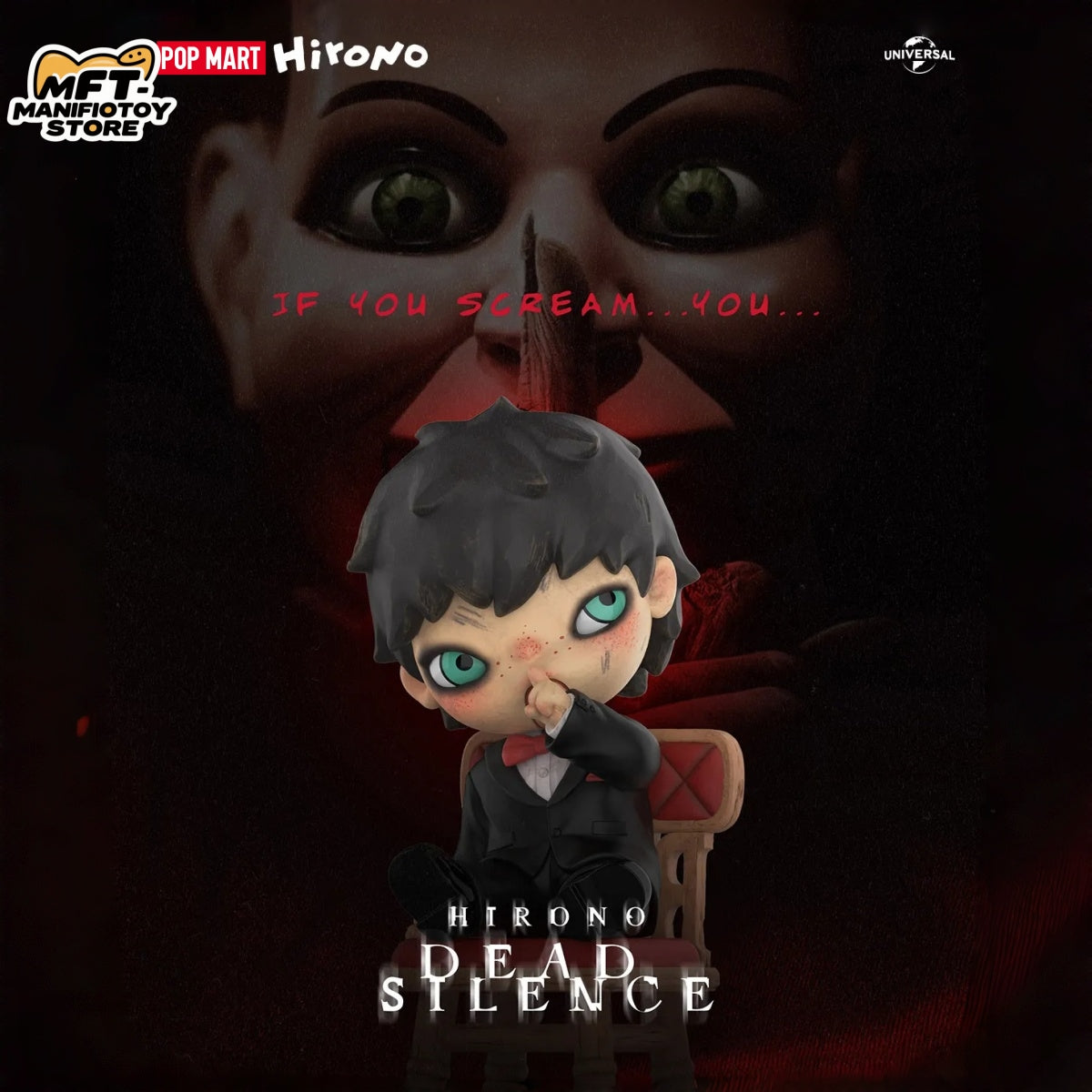 POP MART Hirono × Dead Silence Figure - Limited Edition Art Toy