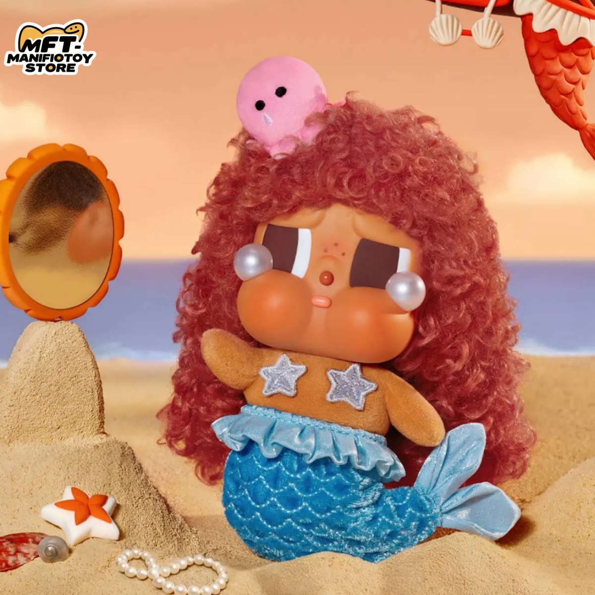 CRYBABY Vacation Mode On Series-Vinyl Plush Pendant Blind Box POP MART