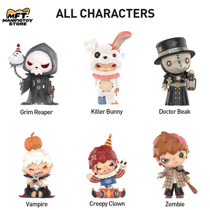 Hirono Monsters' Carnival Series Figures POP MART Blind Box Halloween Gift