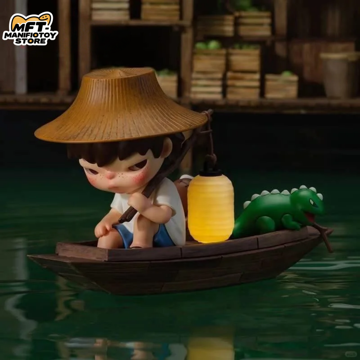 POP MART Hirono Floating Market Figure - Limited Edition Blister Pack Art Toy