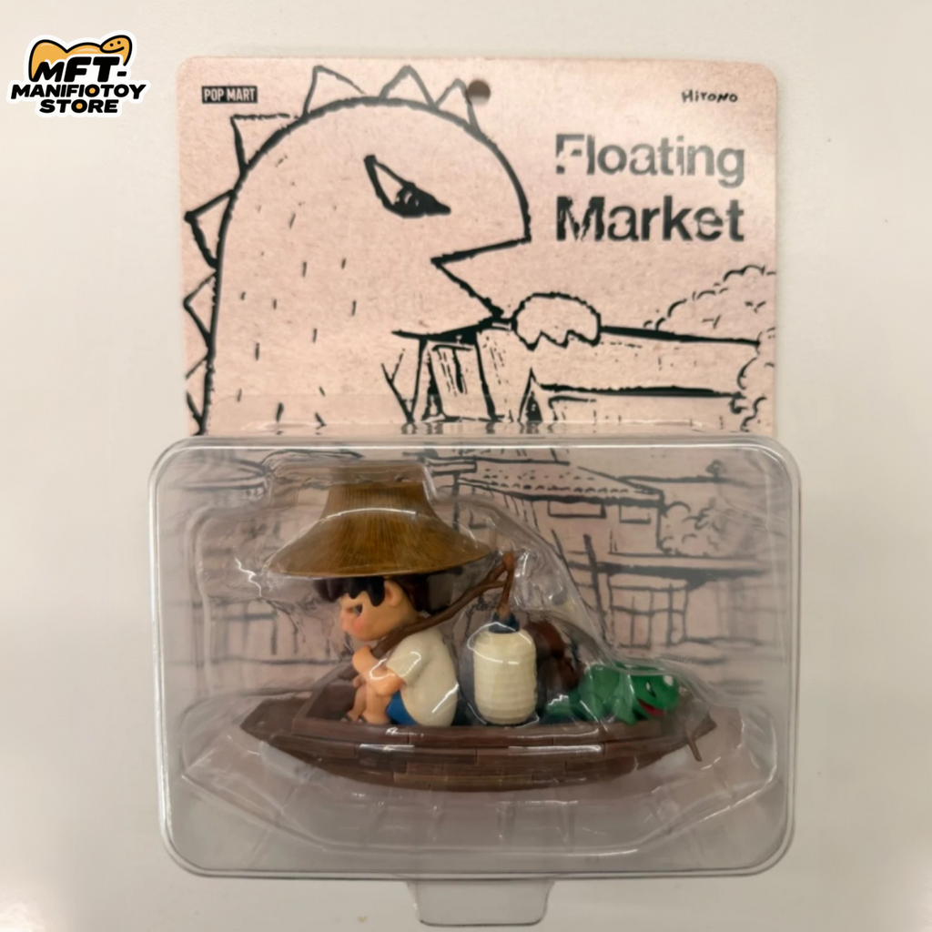 POP MART Hirono Floating Market Figure - Limited Edition Blister Pack Art Toy