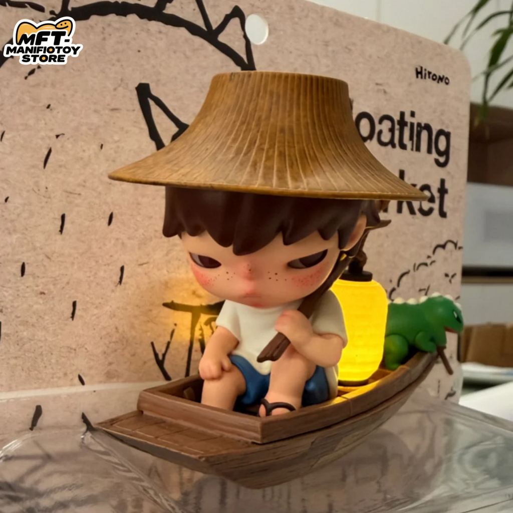 POP MART Hirono Floating Market Figure - Limited Edition Blister Pack Art Toy