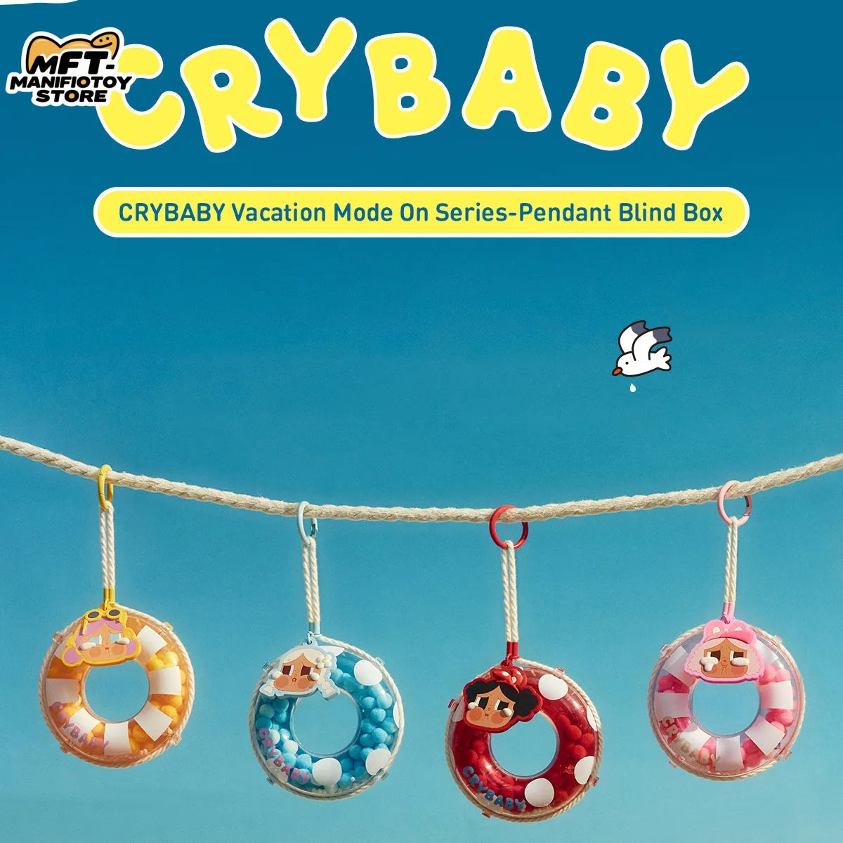 CRYBABY Vacation Mode On Series-Pendant Blind Box POP MART