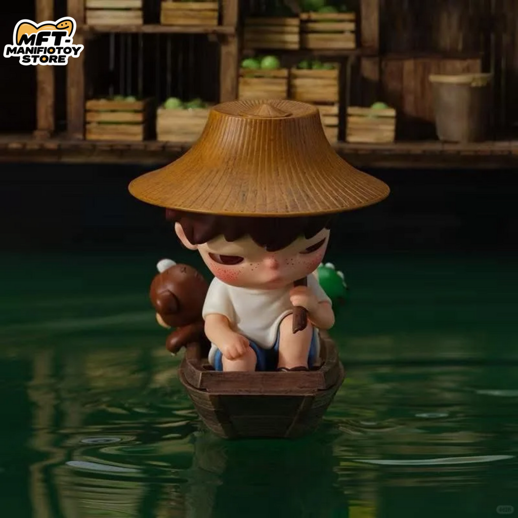 POP MART Hirono Floating Market Figure - Limited Edition Blister Pack Art Toy