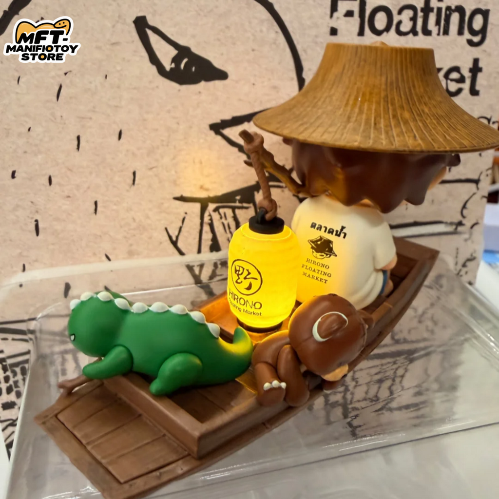 POP MART Hirono Floating Market Figure - Limited Edition Blister Pack Art Toy